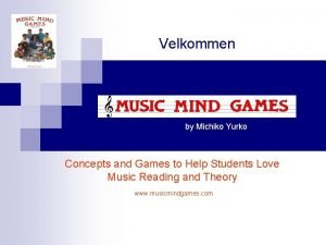 Velkommen by Michiko Yurko Concepts and Games to