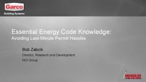 Essential Energy Code Knowledge Avoiding LastMinute Permit Hassles