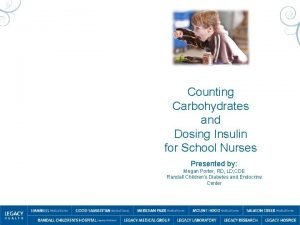 Insulin to carb ratio worksheet