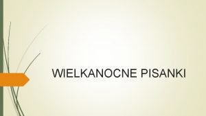 WIELKANOCNE PISANKI Wystarczy czarny marker Do wykonania takich