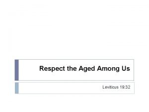 Leviticus 19:32