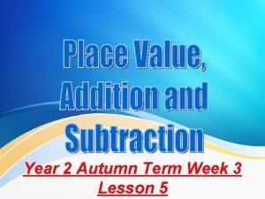 Year 2 Autumn Term Week 3 Lesson 5