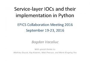 Python epics