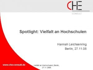 Hannah leichsenring