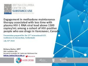 Engagement in methadone maintenance therapy associated with less