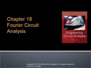 Fourier series circuit analysis