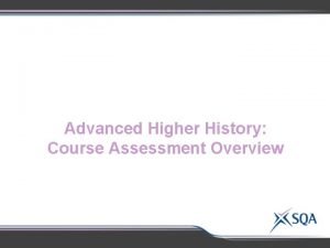 Higher history course specification