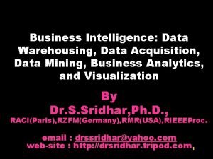 What is data acquisition in data warehouse