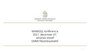 MAMOSZ konferencia 2017 december 07 Lebanov Jzsef EMMI