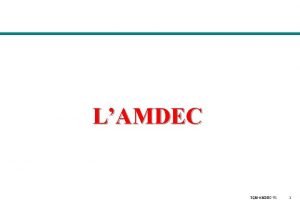 Amdec produit