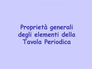 Metalli alcalini tavola periodica