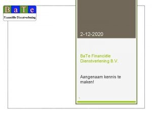 2 12 2020 Ba Te Financile Dienstverlening B