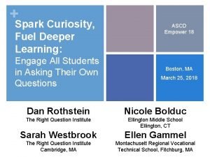 Spark Curiosity Fuel Deeper Learning Engage All Students