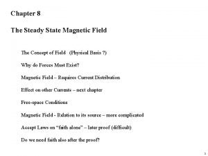 Steady magnetic field meaning