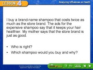 I buy a brandname shampoo that costs twice