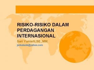 Contoh country risk