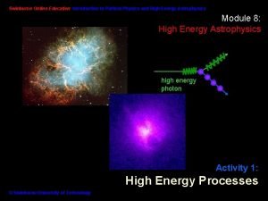 Swinburne Online Education Introduction to Particle Physics and