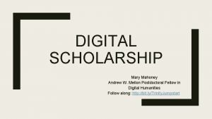 Mary mahoney scholarship