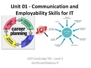 Communication and employability skills for it
