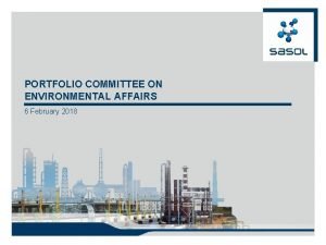 PORTFOLIO COMMITTEE ON ENVIRONMENTAL AFFAIRS 6 February 2018