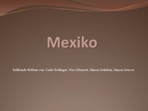 Mexico referat