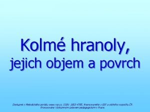 Kolmé hranoly