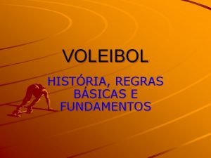 Voleibol fundamentos e regras