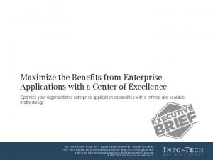 Benefits of enterprise application