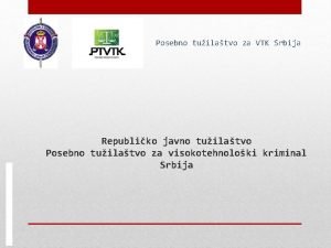 Posebno tuilatvo za VTK Srbija Republiko javno tuilatvo