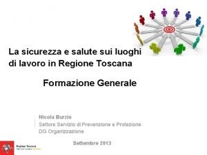 La sicurezza e salute sui luoghi di lavoro