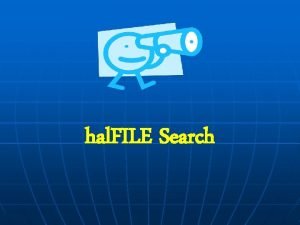 Hal file