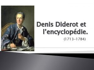 Denis Diderot et lencyclopdie 1713 1784 Index v