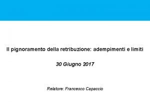 Il pignoramento della retribuzione adempimenti e limiti 30