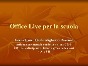 Liceo classico dante alighieri ravenna