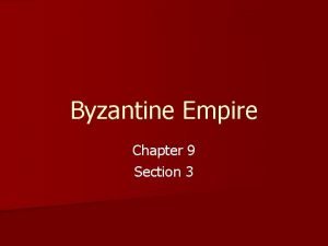 Byzantine empire