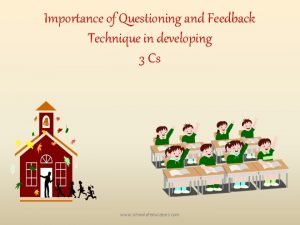 Importance of questioning techniques