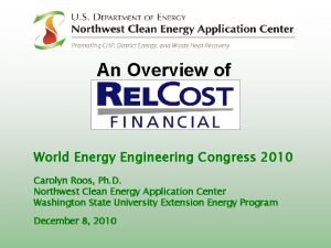 An Overview of World Energy Engineering Congress 2010