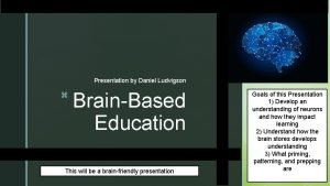 Presentation by Daniel Ludvigson z BrainBased Education This