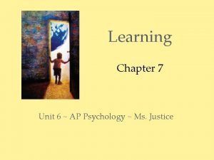 Unit 6 learning ap psychology