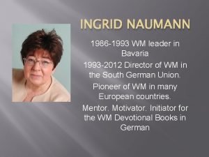 Ingrid naumann Ingrid naumann
