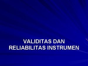 Validity data quality