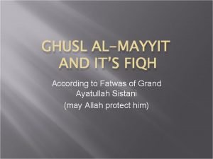 Ghusl al mayyit