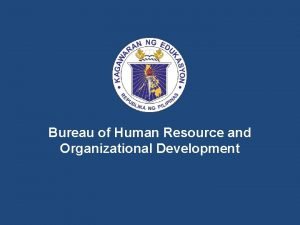 Human resource development plan for deped