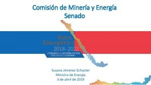 Comisin de Minera y Energa Senado Susana Jimenez