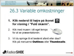 Variable omkostninger