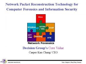 Network Packet Reconstruction Technology for Computer Forensics and