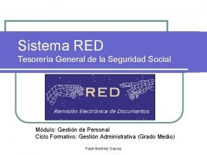 Tesorera de la seguridad social