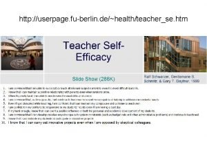 http userpage fuberlin dehealthteacherse htm SelfEfficacious Schools A