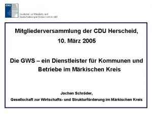 Gws korbach