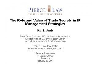 Trade secrets examples